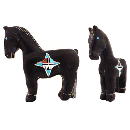 Black Marble Horse by Andres Lementino – Sunshine Studio