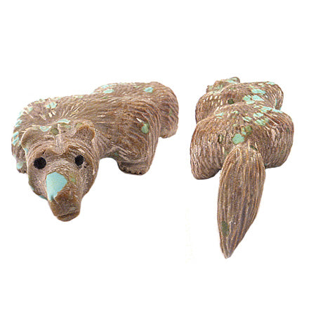 Number Eight Mine Turquoise Wolf by Farlan Quam – Sunshine Studio