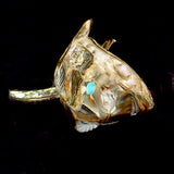 Abalone Shark by Philbert Beyuka  - Zuni Fetish