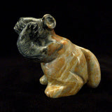 Picasso Marble Mouse by Yancy Robert Halusewa-Deceased  - Zuni Fetish