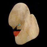 Alabaster Bird, Swan by Hubert Pincion, Deceased