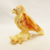 Amber Bird, Eagle Figure by Brion Hattie  - Zuni Fetish