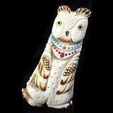 Antler Bird, Horned Owl by Troy Sice  - Zuni Fetish