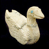 Serpentine Bird, Duck by Chris Peina  - Zuni Fetish