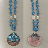 Turquoise Necklace by Lita Atencio -  Santo Domingo Jewelry