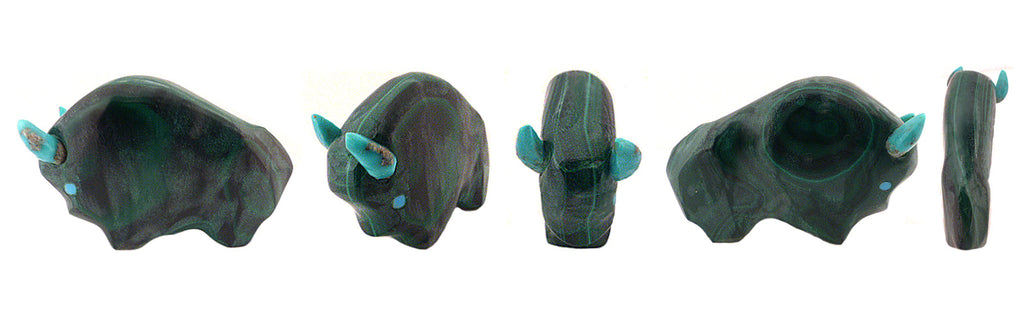 Malachite Buffalo by Lynn Quam