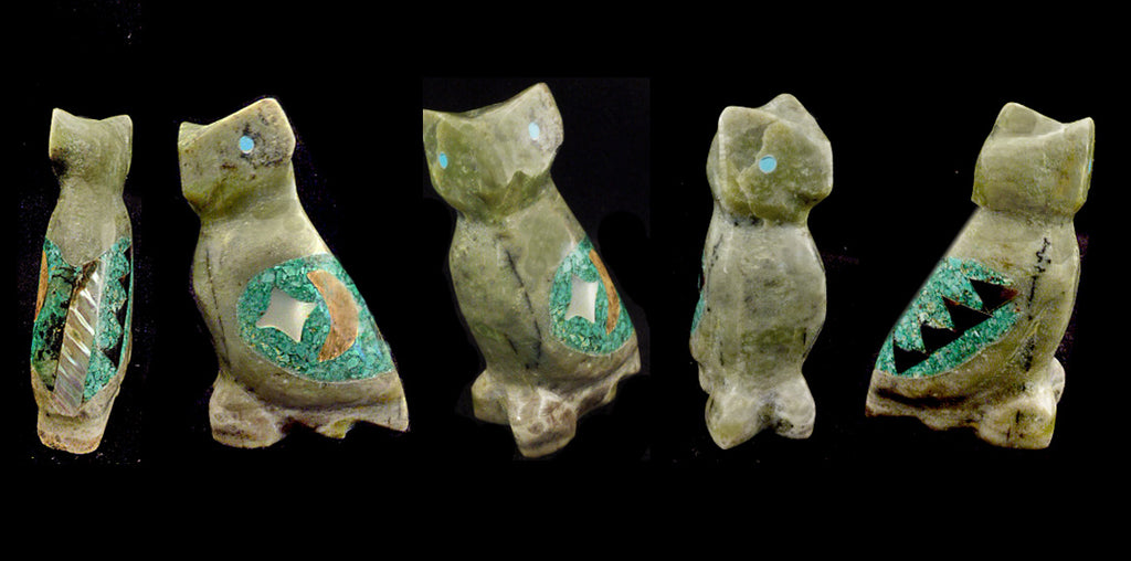 Serpentine Bird, Horned Owl by Jayne Quam