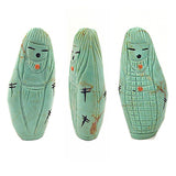 Turquoise Maiden Figure by Sandra Quandelacy