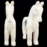 White Marble Horse by Andres Lementino