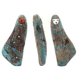 Turquoise Maiden Figure by Sandra Quandelacy