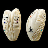 Fish Rock (Serpentine) Maiden Figure by Sandra Quandelacy