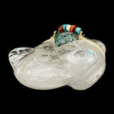 Selenite Frog by Debra Gasper and Ray Tsethlikai