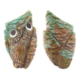 Turquoise Bird, Horned Owl by Kateri Sanchez