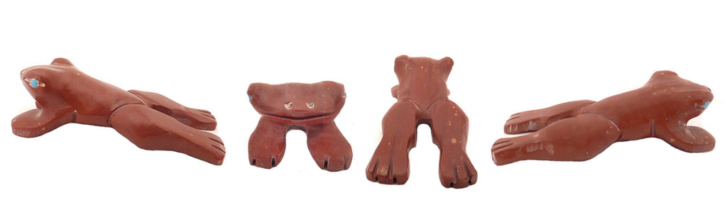 Pipestone Frog by Fabian Tsethlikai - Zuni Fetish Sunshine Studio