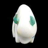 White Marble Buffalo by Lynn Quam