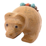 Zuni Rock (travertine) Medicine Bear by Felino Eriacho