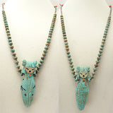 Turquoise Corn Maiden Necklace by Kateri Sanchez
