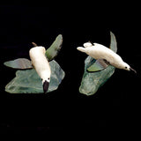 Antler, Fluorite And Fluorite Penguin  by Ruben Najera