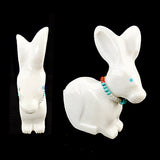 White Marble Rabbit by Andres Lementino