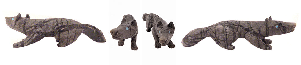 Picasso Marble Wolf by Lance Cheama