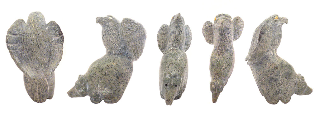 Serpentine Bird, Eagle With Bear by Carlton Comosona - Zuni Fetish Sunshine Studio