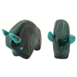 Malachite Buffalo by Lynn Quam