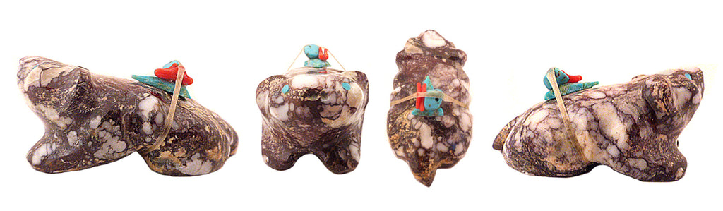 Wild Horse Rock Badger by Jimmy Yawakia - Zuni Fetish Sunshine Studio