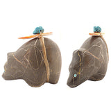 Septarian Nodule Medicine Bear by Leland Boone and Daphne Quam