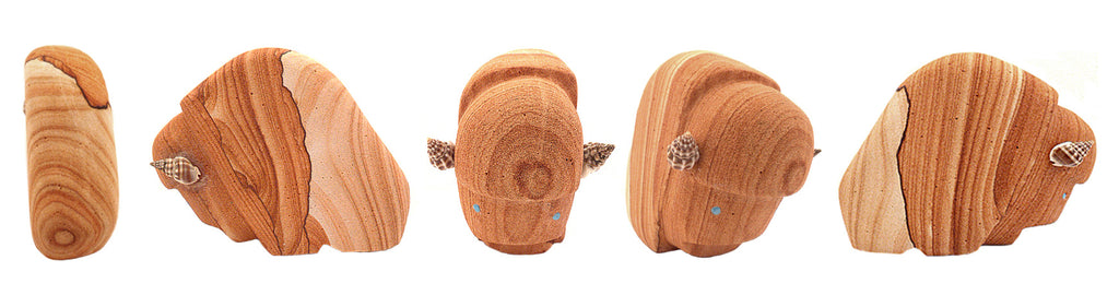 Nevada Sandstone aka; Wonderstone Buffalo by Burt Awelagte