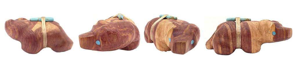 Cedar Medicine Bear by Herbert Halate - Zuni Fetish Sunshine Studio