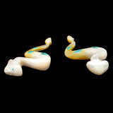 Gold-Lip Mother-of-Pearl Snake, Rattlesnake by Andres Lementino