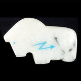 White Marble Horse by Abby Quam and Clayton Panteah