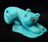 Turquoise* Mountain Lion  by Fabian Cheama, Deceased