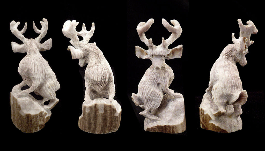 Antler Deer by Lewis Malie - Zuni Fetish Sunshine Studio
