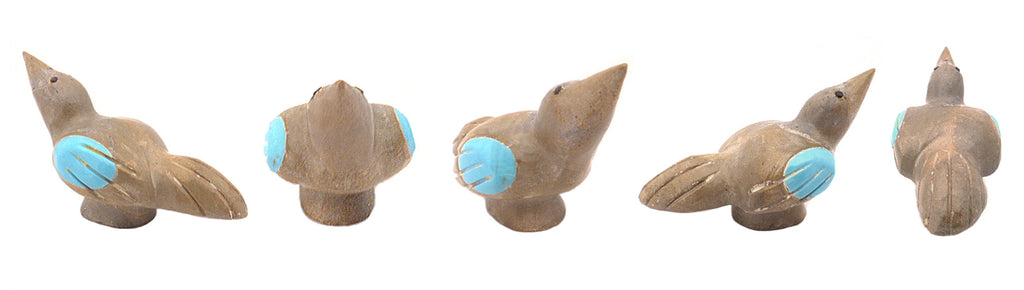 Zuni Rock (travertine) Bird by Hayes Leekya