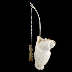 Antler Bear by Troy Sice - Zuni Fetish Sunshine Studio
