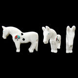 White Marble Horse by Andres Lementino