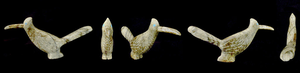 Picasso Marble Bird, Roadrunner by Cody Nastacio