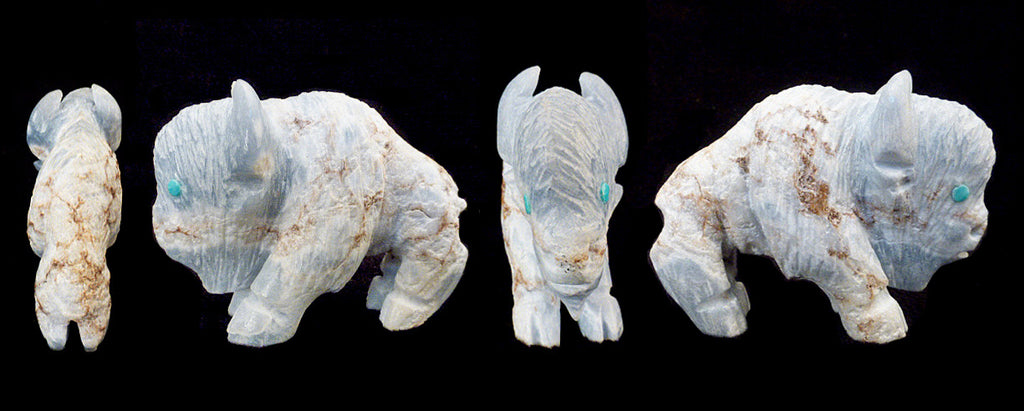 Angelite Buffalo by Jonas Hustito