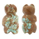 Number Eight Mine Turquoise Bear by Brandon Phillips