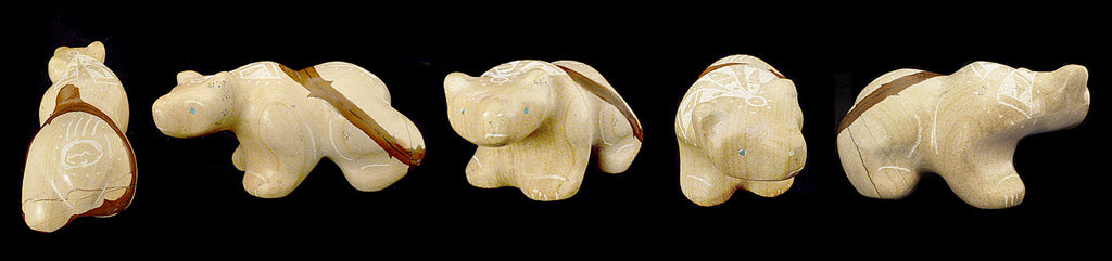 Picture Jasper Bear by Garrick Acque - Zuni Fetish Sunshine Studio