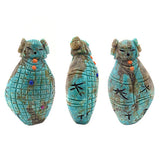 Turquoise Maiden Figure by Sandra Quandelacy