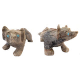 Picasso Marble Wolf by Alvin Haloo