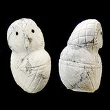 Howlite Bird, Snow Owl by Jonas Hustito