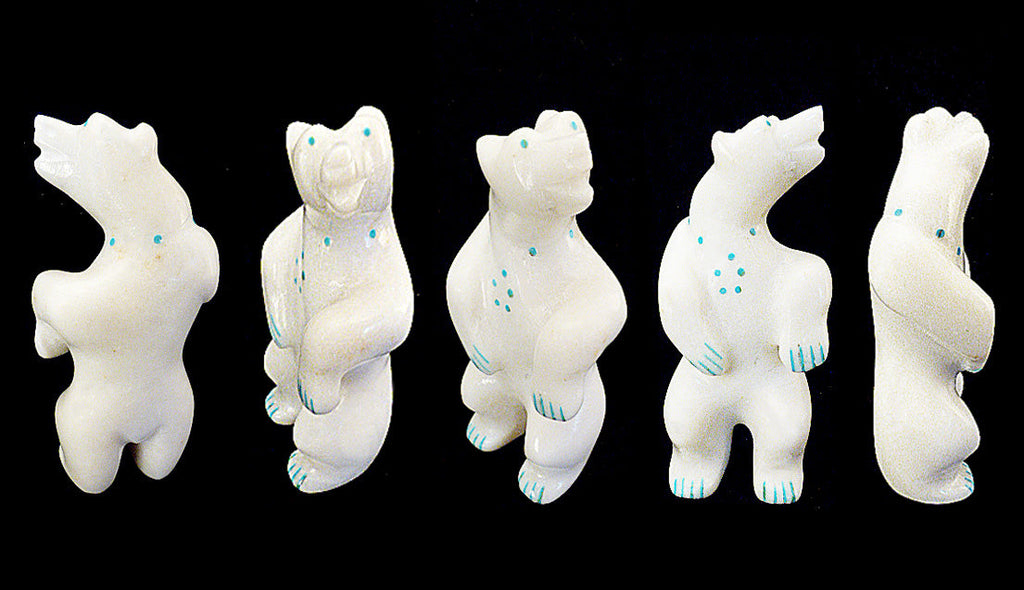 Marble Bear by Andres Lementino - Zuni Fetish Sunshine Studio