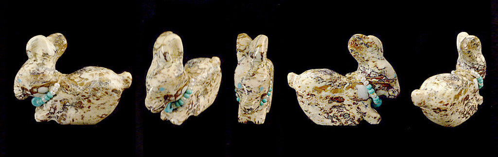 Wild Horse Rock Rabbit by Andres Lementino - Zuni Fetish Sunshine Studio