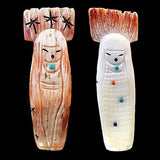 Spiny Oyster Maiden, Double by Sandra Quandelacy