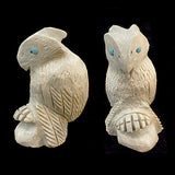 Picasso Marble Bird, Horned Owl by Dana Malani