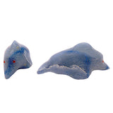 Aqua Stone Fish, Dolphin by Leland Boone and Daphne Quam