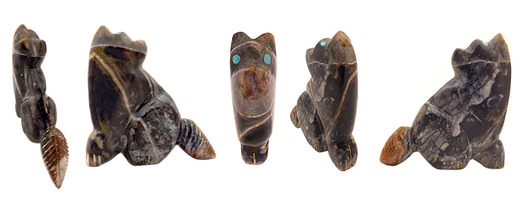 Picasso Marble Howling Wolf by Joshua Leki